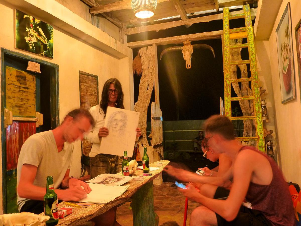 Hostel Gipsy Backpackers Gili Trawangan Exteriér fotografie