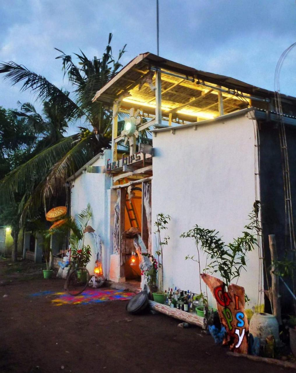 Hostel Gipsy Backpackers Gili Trawangan Exteriér fotografie